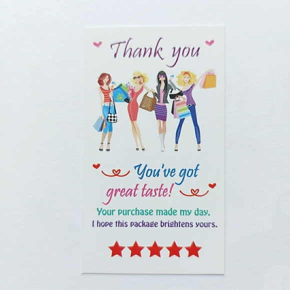 ♥️ 5x25 / 50 Thank You Cards - Picture 4 of 6